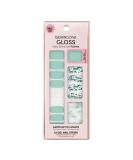 Dashing Diva Gloss Nail Strips - Desert Quartz | UV Free, Chip Resistant, Long Lasting Gel Nail Stickers | Contains 32 Nail Wraps, 1 Prep Pad, 1 Nail File - Buy Online on SooperMarket.com