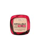 L'Or al Paris Infallible 24H Fresh Wear Foundation in a Powder Full-coverage Longwear Weightless Smooth Finish Water-proof and Transfer-proof 20 Ivory 20 Ivory 9 g (Pack of 1) - Buy Online on SooperMarket.com