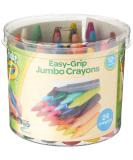 Crayola MyFirst Jumbo Crayons - Assorted Colours (Pack of 24) | Easy-Grip Colouring Crayons Perfect for Toddlers Hands | Ideal for Kids Aged 12+ Months - Buy Online on SooperMarket.com