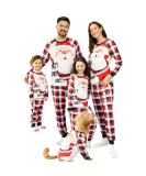 PatPat Family Matching Christmas Pajamas Set - Tree Snowflake Letters Print, Long Sleeve Sleepwear, Xmas Outfits for Kids 6-7 Years - Colorblock - Buy Online on SooperMarket.com