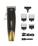 Super Fade Professional Hair Clipper for Barbers - Fast Cordless & Whisper Quiet | 90+ Min Runtime & Crunchy Blade for Perfect Blurry Fades - Buy Online on SooperMarket.com