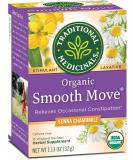 Organic Smooth Move Tea - Senna & Chamomile Herbal Blend, 32 Total Bags for Occasional Constipation Relief (Pack of 2) - Buy Online on SooperMarket.com