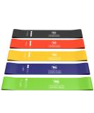 TechStone Resistance Bands Set for Men and Women, Pack of 5 Different Resistance Levels Elastic Band for Home Gym Long Exercise Workout  Great Fitness Equipment for Training, Yoga  Free Carrying Bag - Buy Online on SooperMarket.com