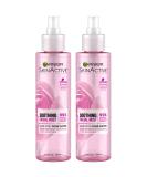 Garnier SkinActive Rose Water Facial Mist Spray 4.4 Fl Oz - Pack of 2 - Buy Online on SooperMarket.com