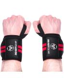Beast Gear Wrist Wraps for Weightlifting - 20" Wrist Support Straps for Weight Lifting with Thumb Loop - Buy Online on SooperMarket.com