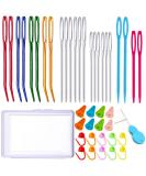 Y-Axis 24 Pcs Assorted Yarn Needles Set with Storage Box + Knitting Stitch Counter - Needle Threader Included - Buy Online on SooperMarket.com