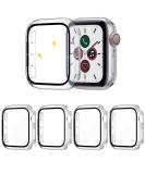 ZEBRE 4-Pack Apple Watch 44mm Case with Built-in HD Screen Protector - Compatible with Apple Watch Series 4/5/6/SE - Clear - 44mm - Buy Online on SooperMarket.com