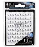 Ardell individuals medium set (112 pieces) - single eyelashes made of real hair for an eyelash extension multipack false eyelashes for gluing - medium volume natural knot free vegan & reusable black 112 pieces (1 Pack) - Buy Online on SooperMarket.com