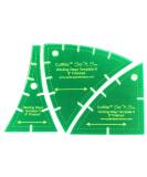 Quilter's Paradise Slit N Sew Winding Ways Set Acrylic Templates - Premium Quality for Precise Quilting - Buy Online on SooperMarket.com