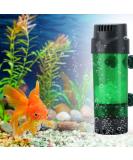 PSPSOPS Vertebral Layer Double Biochemical Sponge Filter - High-Efficiency Aquarium Filter with Suction Cup (20x9x7.5 cm) for Crystal Clear Water - Buy Online on SooperMarket.com