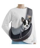 CUBY Pet Sling Carrier for Dogs - Breathable Hands-Free Mesh Bag with Adjustable Shoulder Strap - Safe and Comfortable Puppy Carrier for Outdoor and Travel (S Black) - Buy Online on SooperMarket.com