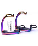 RAINBOW PEACOCK STIRRUPS AMIDALE HORSE RIDING IRON FILLIS MULTI COLOR BNWT 4.75 INCHES AND 5.00 INCHES (5.00 INCHES) - Buy Online on SooperMarket.com