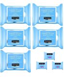 Neutrogena Makeup Remover Cleansing Towelettes 25 ct - Daily Face Wipes (5 Pack + 3 Bonus Pouches) - Buy Online on SooperMarket.com