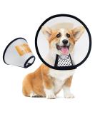 Mesybveo 2 piece of break for dogs for dogs hewn ruff's cat made of plastic light elisabethan collar cone adjustable breaker for pets dog funnel for cats dogs (18-27cm) - Buy Online on SooperMarket.com