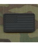 Blackout Mini Small USA America Flag Tactical Morale Patch - 1x1.75 PVC Rubber, Subdued Design - Buy Online on SooperMarket.com