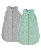 Looxii 1.5TOG Cotton Baby Sleeping Bag | Soft Newborn Sleepsack for Boys and Girls 12-18 Months | Grey & Green - Buy Online on SooperMarket.com