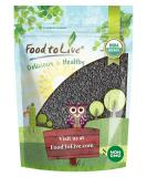 Organic Raw Black Sesame Seeds 2 lbs - Non-GMO, Unhulled, Kosher, Vegan - High in Calcium, Iron & Fiber - Ideal for Tahini Paste - Bulk Pack - Buy Online on SooperMarket.com