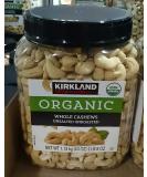 Kirkland Signature Organic Whole Cashews Unsalted Unroasted Family Bundle - Buy Now! - Buy Online on SooperMarket.com