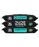 Dude Flushable Wet Wipes 3-Pack - Mint Chill - 144 Count - Vitamin-E  Aloe  Eucalyptus & Tea Tree Oils - Septic Safe - Buy Online on SooperMarket.com