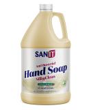 Sanit Silky Clean Antibacterial Hand Soap Refill - Coconut Oil & Aloe Vera - Moisturizing Wash - 1 Gallon - Hawaii Tropical - Buy Online on SooperMarket.com