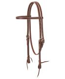 Weaver Leather Latigo Leather Browband Headstall Brown - Buy Online on SooperMarket.com