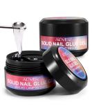 Solid Nail Glue Gel for False Nail Tips - Super Strong Long Lasting UV Cured | 15g - Ideal for Acrylic Nails Art & Press On Nails at Home - Buy Online on SooperMarket.com