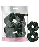 2 PCS Premium Large Dark Green Velvet Hair Scrunchies for Women, Girls, and Kids - Buy Online on SooperMarket.com