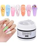 WAKANIYA Solid Gel Builder - 3D Sculpting Gel for Nail Art | Non-Sticky Hand Carving & Clear Gel for Salon & DIY - Ships Worldwide - Buy Online on SooperMarket.com