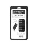 Pacific Arc Compressed Charcoal Sticks Medium 12 Pack - Drawing, Sketching, Shading - Buy Online on SooperMarket.com