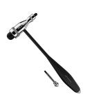 MDF Tromner Neurological Reflex Hammer with Built-in Brush for cutaneous and Superficial responses - Light - HDP Handle - Free-Parts-for-Life & Lifetime Warranty - Black (MDF555P-11) Black-hdp Handle - Buy Online on SooperMarket.com