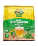 Tropical Sun Instant Mint and Ginger Herbal Tea. Sweet Spicy & Refreshing! - 24 Sachets (Pack of 1) - Buy Online on SooperMarket.com