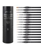 Miniature Paint Brushes  15PC Model Brushes Micro Detail Paint Brush Set  Fine Detailing for Acrylics  Oils  Watercolors & Paint by Number  Citadel  Figurine  Warhammer 40k (Black) 15BK - Buy Online on SooperMarket.com