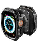 Spigen Rugged Armor Designed for Apple Watch Ultra Case Durable TPU Case for Apple Watch Ultra 49mm Case - Black - Buy Online on SooperMarket.com