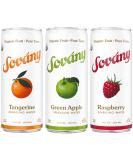 Sov ny Flavored Sparkling Water Variety Pack - USDA Organic Non-GMO Vegan Low Calorie Seltzer Drinks - Tangerine Raspberry & Green Apple - Best Seller 12 Pack 12 fl oz - Buy Online on SooperMarket.com