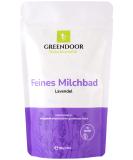Greenendoor milk bath lavender 200g from the natural cosmetics manufacture skin nourishing milk bathroom natural bathing additive biodegradable nature relaxation pool wellness bathroom gifts - Buy Online on SooperMarket.com