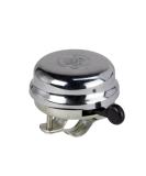 Fischer Unisex Chrome Bicycle Bell - Stylish Silver/Chrome-Plated Bike Accessory | One Size EU - Buy Online on SooperMarket.com