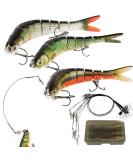 3-Piece Wobbler Hecht Kader Set | Realistic Swimbait for Predatory Fish | 13.5cm 27g | International Shipping Available - Buy Online on SooperMarket.com