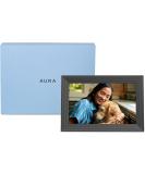 Aura Carver WiFi Digital Picture Frame | The Best Digital Frame for Gifting | Send Photos from Your Phone | Quick, Easy Setup in Aura App | Free Unlimited Storage | Gravel Carver - Gravel - Buy Online on SooperMarket.com
