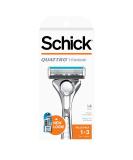 Schick Quattro Titanium Razor  Schick Quattro, Quattro Razor, Titanium Razor with 3 Refill Blades 4 Piece Set - Buy Online on SooperMarket.com