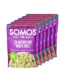 SOMOS Cilantro Lime White Rice 8.8 oz Pouch (Pack of 6) - Gluten-Free, Non-GMO, Vegan Microwavable Meals - Buy Online on SooperMarket.com