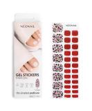 Neonail Gel UV Stickers P01 - Red 15 Patterns - Easy Application Nail Stickers for Fingernails & Toes - Stylish Gel Nail Decoration - Buy Online on SooperMarket.com