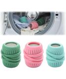 3Pcs/Set Washing Machine Laundry Ball Reusable Fabric Softener Dispenser Laundry Balls for Removal Washer Ball Dryer Washing Laundry Washing Sponge Household Substitute (3Pcs) - Buy Online on SooperMarket.com