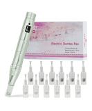 TBPHP M1 professional electric derma pen with LCD screen and 7 levels (including 12 heads cartridges)-Silver - Buy Online on SooperMarket.com