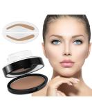 Boobeen Eyebrow Seal Stamp Powder - Waterproof One Second Make Up Nature Tinting Coloring Kit - Creates Natural Looking Brows for Makeup Beginners Light Brown - Buy Online on SooperMarket.com
