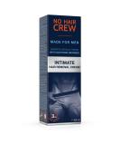 No Hair Crew Intimate/Private At Home Hair Removal Cream for Men - Painless, Flawless, Soothing Depilatory for Unwanted Coarse Male Body Hair, 100ml 3.38 Fl Oz (Pack of 1) - Buy Online on SooperMarket.com