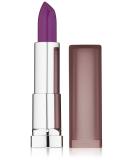 Maybelline Color Sensational Creamy Matte Lipstick in Vibrant Violet - 0.15 oz - Buy Online on SooperMarket.com