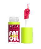 NYX Professional makeup moisturizing lip gloss intensive shine and up to 12 hours of care with a thick applicator and nourishing oils FAT OIL LIP Drip color: News feed 1 piece 05 Newsfeed 4.8 ml (1 Pack) - Buy Online on SooperMarket.com