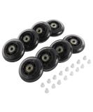 XMSound 8Pack Roller Blade Wheels | 70mm 82A & 76mm 84A Inline Skate Replacement Wheels with Bearings - Buy Online on SooperMarket.com