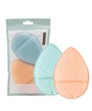 DAGEDA Konjac Facial Sponge 2-Pack - Deep Pore Cleansing, Exfoliating, Blackhead Removal - Daily Makeup Remover Glove Bath Sponge for All Skin Types - Reusable - 1 Count - Buy Online on SooperMarket.com