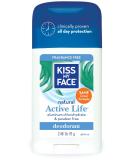 Kiss My Face Aluminum & Paraben Free Active Life Deodorant Stick  Fragrance Free - 2.48 oz - Buy Online on SooperMarket.com